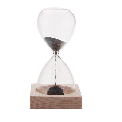 Blooming Magnetic Hourglass – Wood Base 1