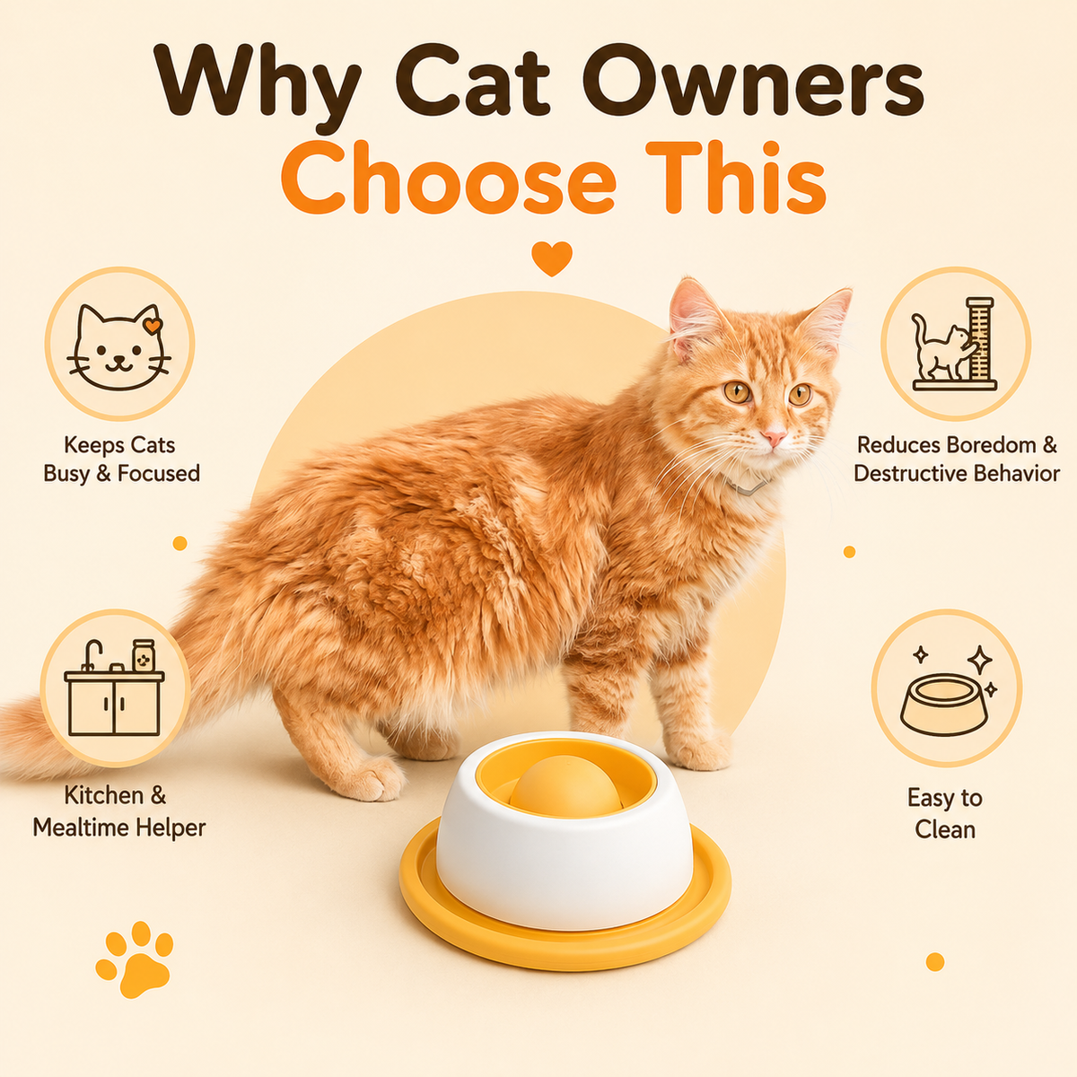 Cat Lick Bowl – Slow Feeder Treat Mat with Suction Base 6