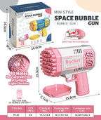 40-Hole Space Bubble Gun with LED Lights 2