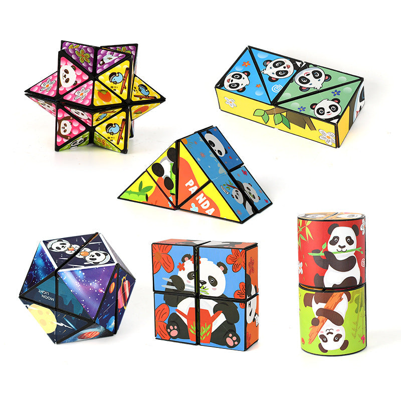Panda Infinity Cube Fidget Toy 2