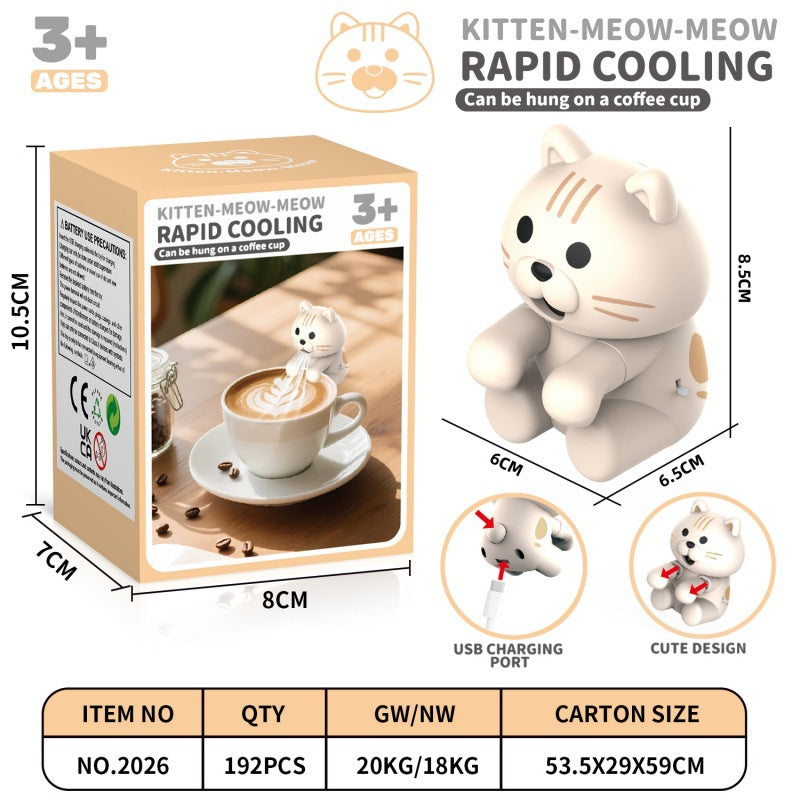 Blowing Kitten – gift box and size