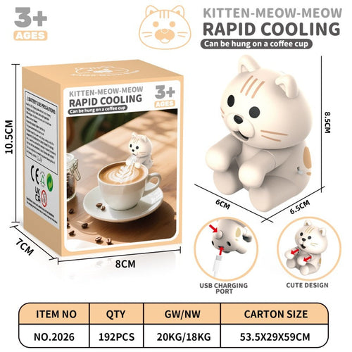 Blowing Kitten – gift box and size