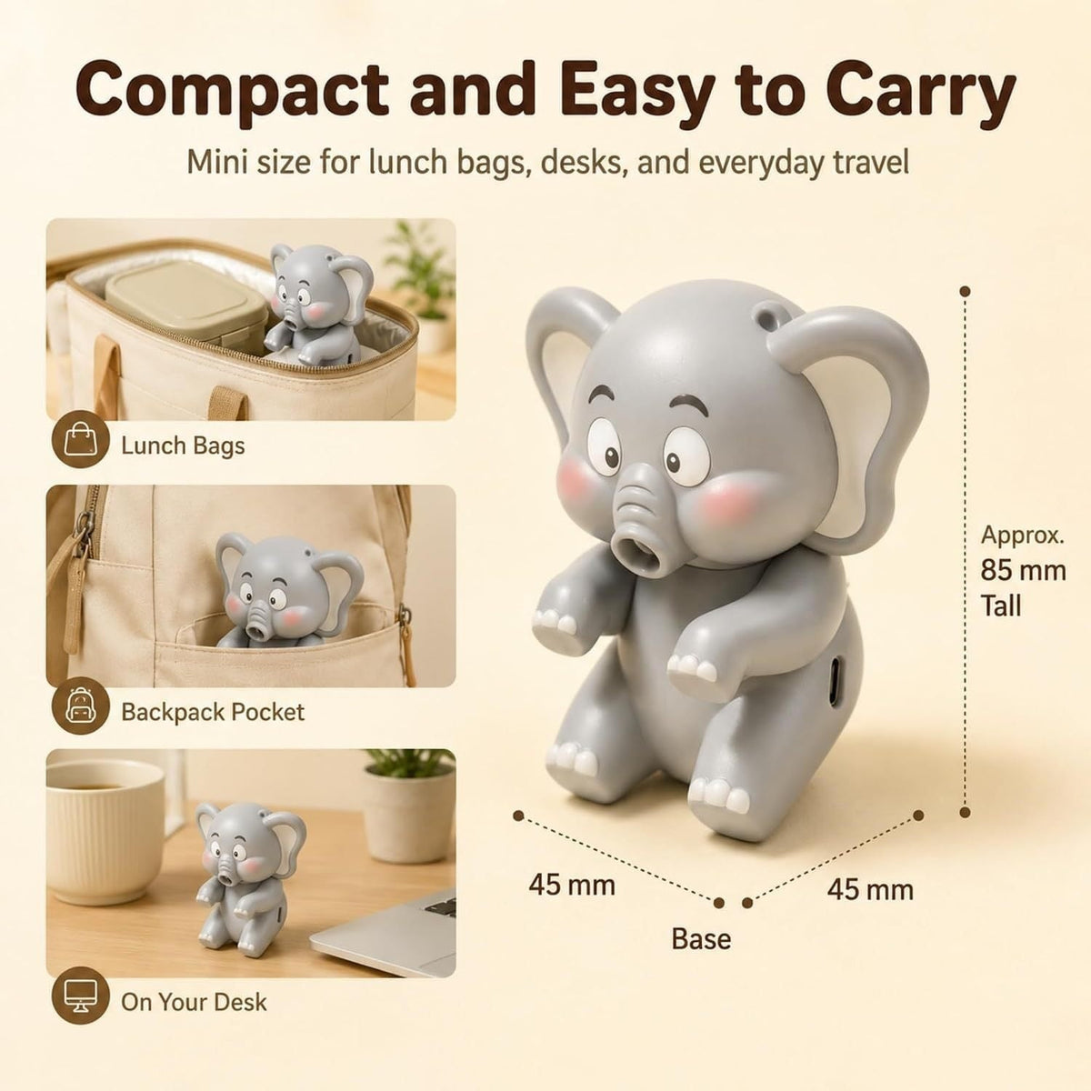 Blowing Elephant – Animal Food Cooling Fan 3