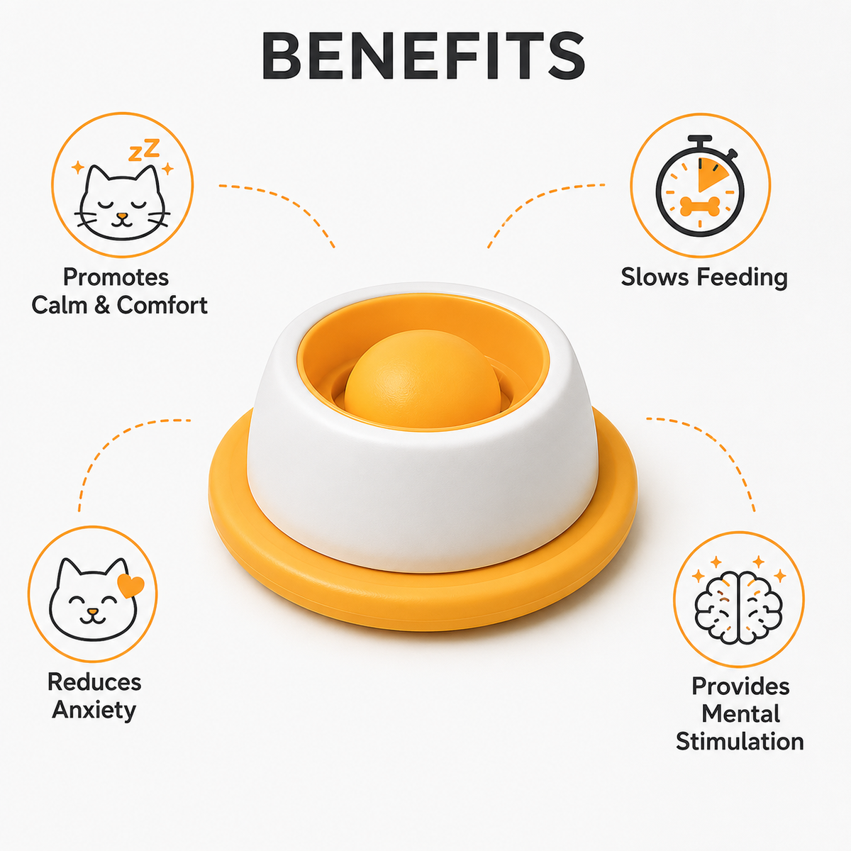 Cat Lick Bowl – Slow Feeder Treat Mat with Suction Base 3
