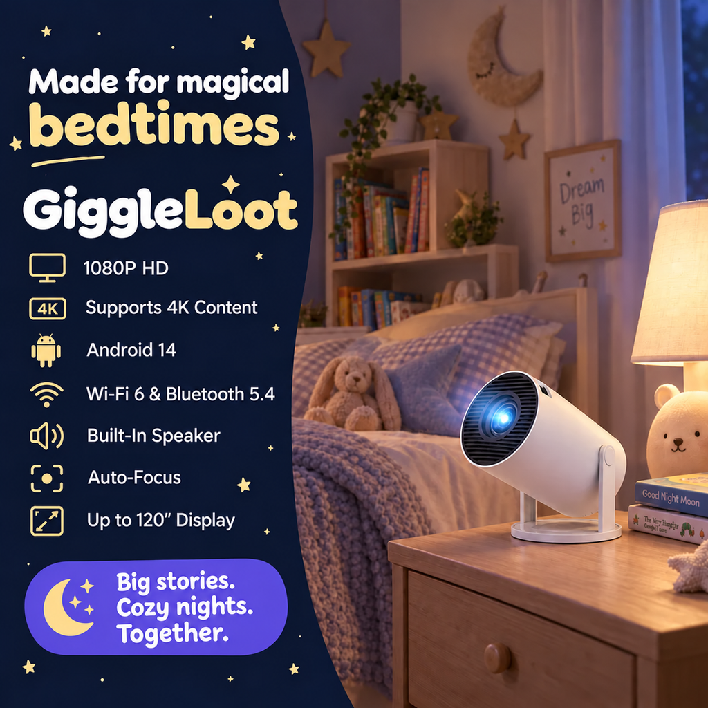 GiggleLoot Storytime Projector – Bedtime Stories on the Ceiling