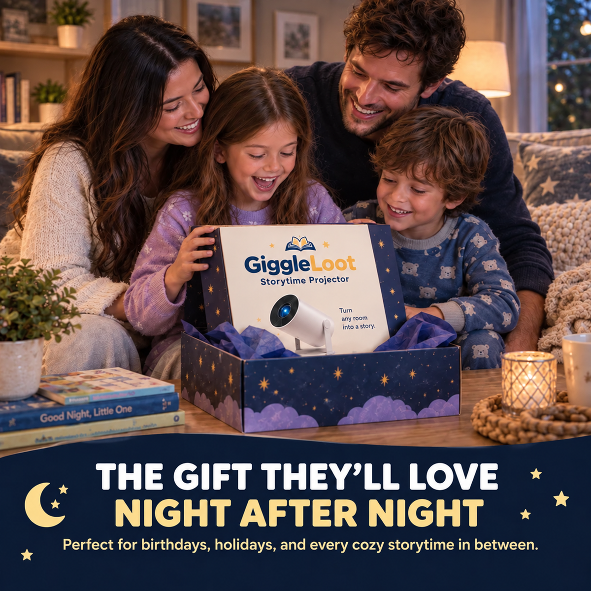 GiggleLoot Storytime Projector – Bedtime Stories on the Ceiling