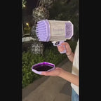 40-Hole Space Bubble Gun with LED Lights video